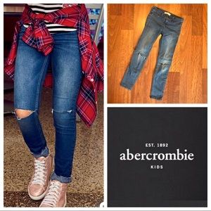 Girls Abercrombie Skinny Jeans